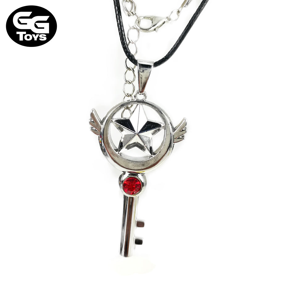 Collar Plateado - Sakura Cardcaptors 5 cm - Aleación de Zinc