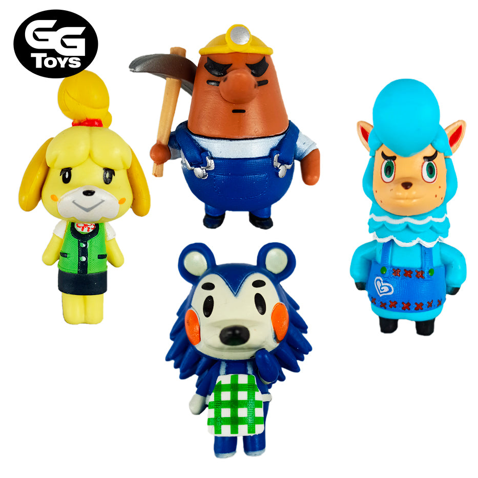Set Animal Crossing - Figuras de Acción 6.5 cm - PVC / Plástico