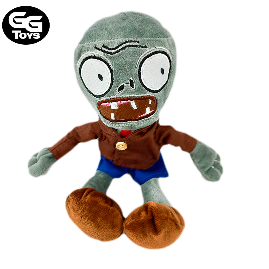 Zombie - Plantas vs Zombies - Peluche 16 cm - Algodón/ Felpa