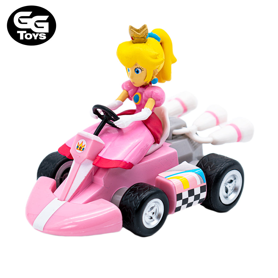 Princesa Peach - Mario Kart - Figura de Acción 13 cm - En Caja - PVC / Plástico