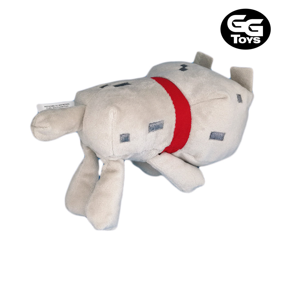 Lobo - Minecraft - Peluche 20 cm - Algodón/ Felpa