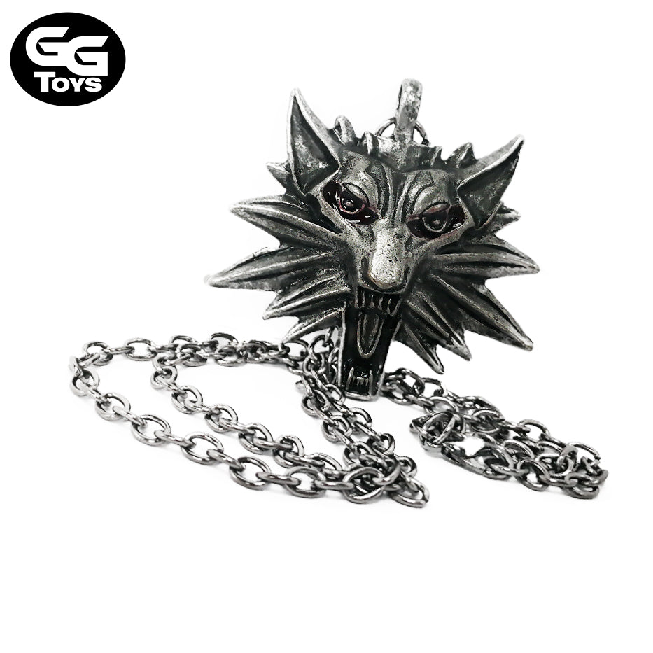 Collar Lobo - The Witcher 6 cm - Aleación de Zinc