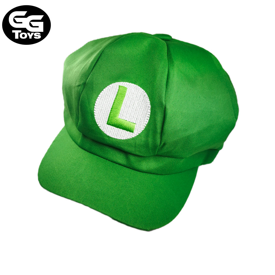 Gorra de Mario y Luigi - Cosplay Ajustable - Algodón/ Felpa