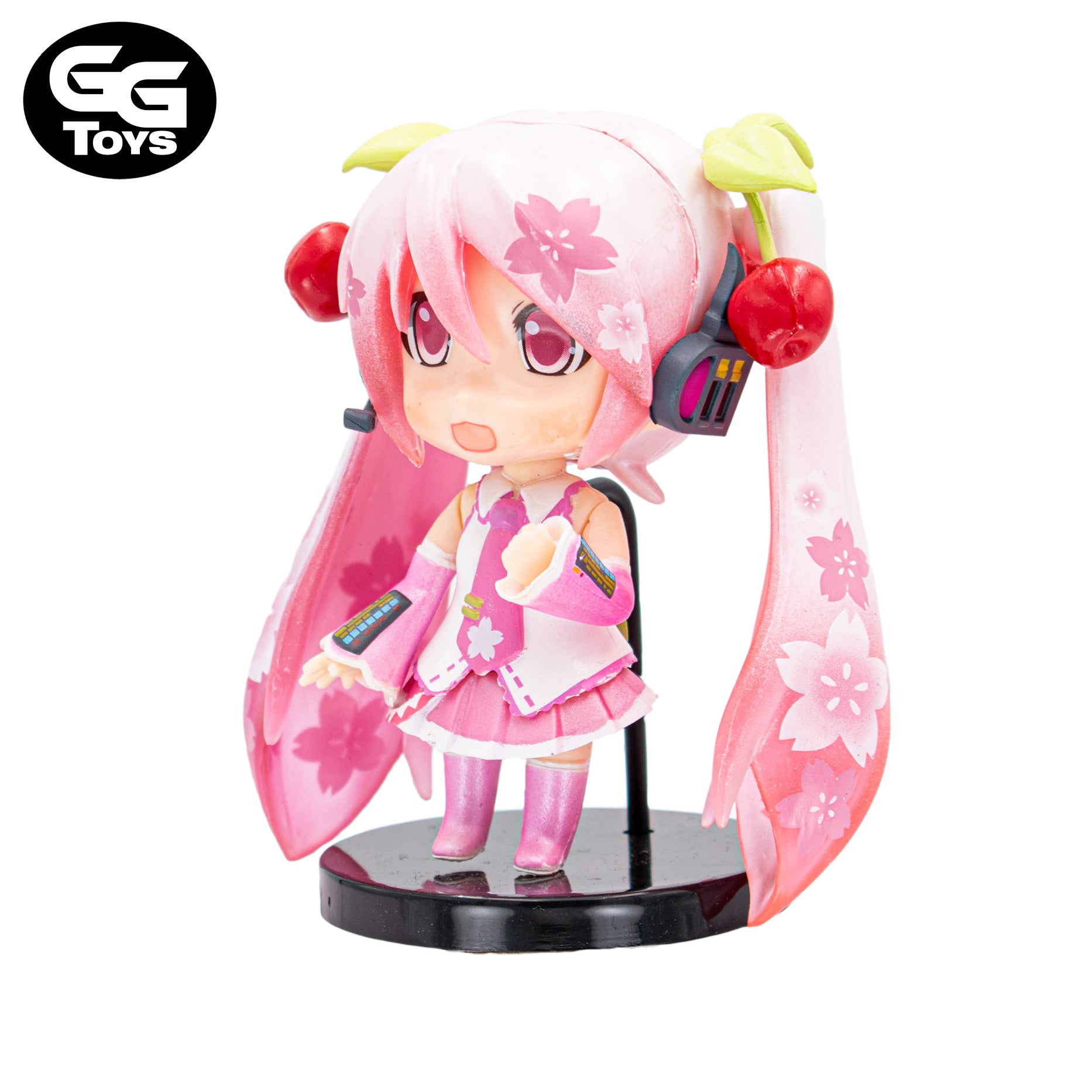 Miku Sakura Chibi - Vocaloid - Figura de Acción 10 cm - PVC / Plástico