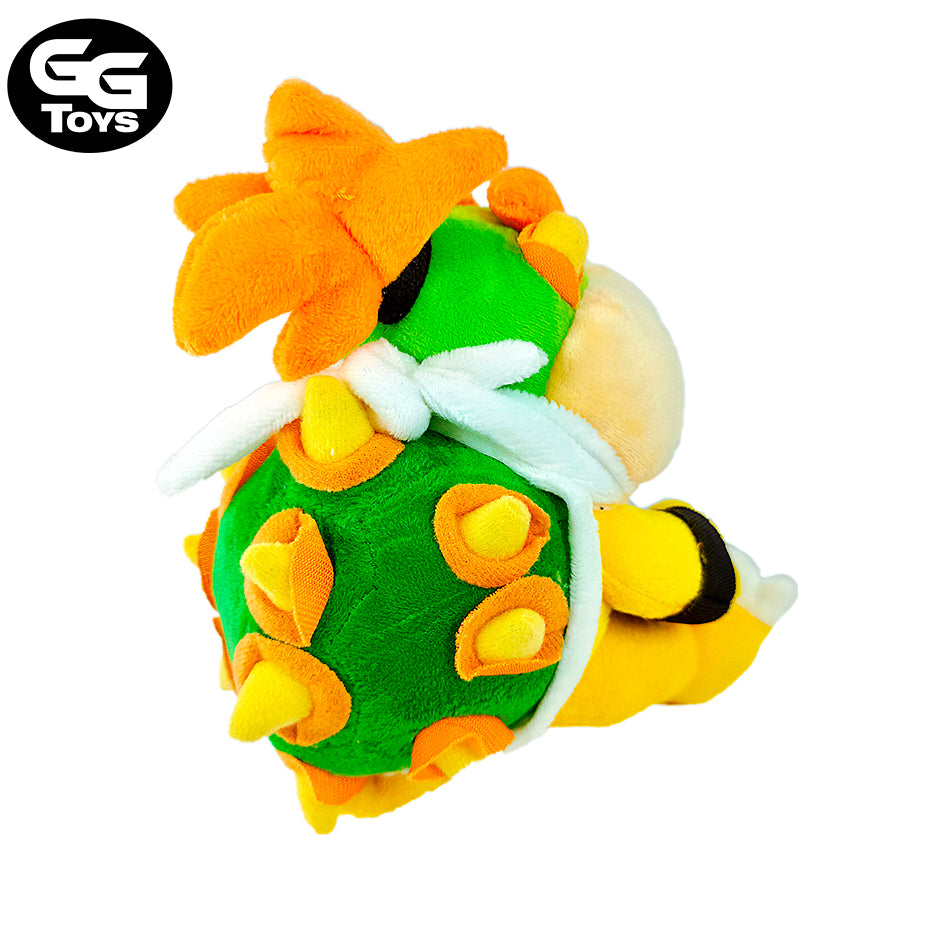 Bowser Jr - Mario Bros - Peluche 18 cm - Algodón/ Felpa