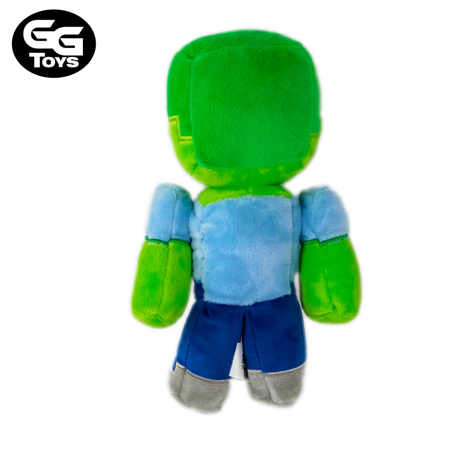 Zombie - Minecraft - Peluche 20 cm - Algodón/ Felpa