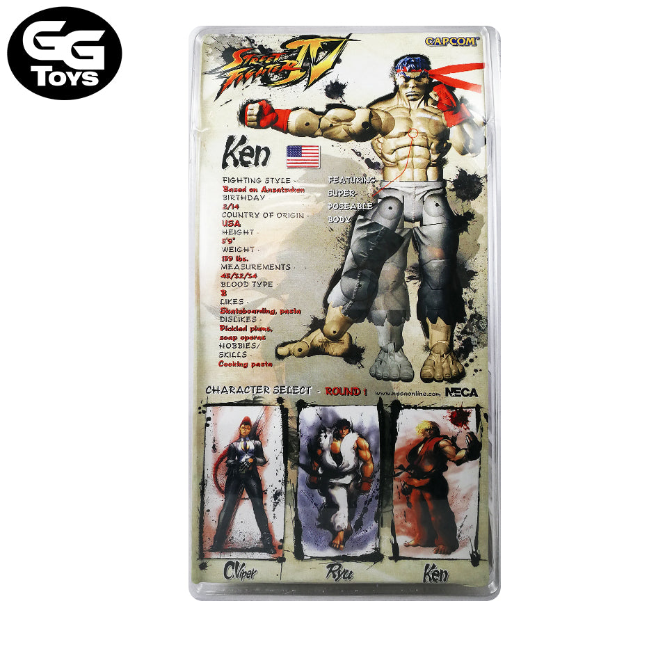 Ken Articulable - Street Fighter - Figura de Acción 18 cm - En Caja - PVC / Plástico - GG Toys