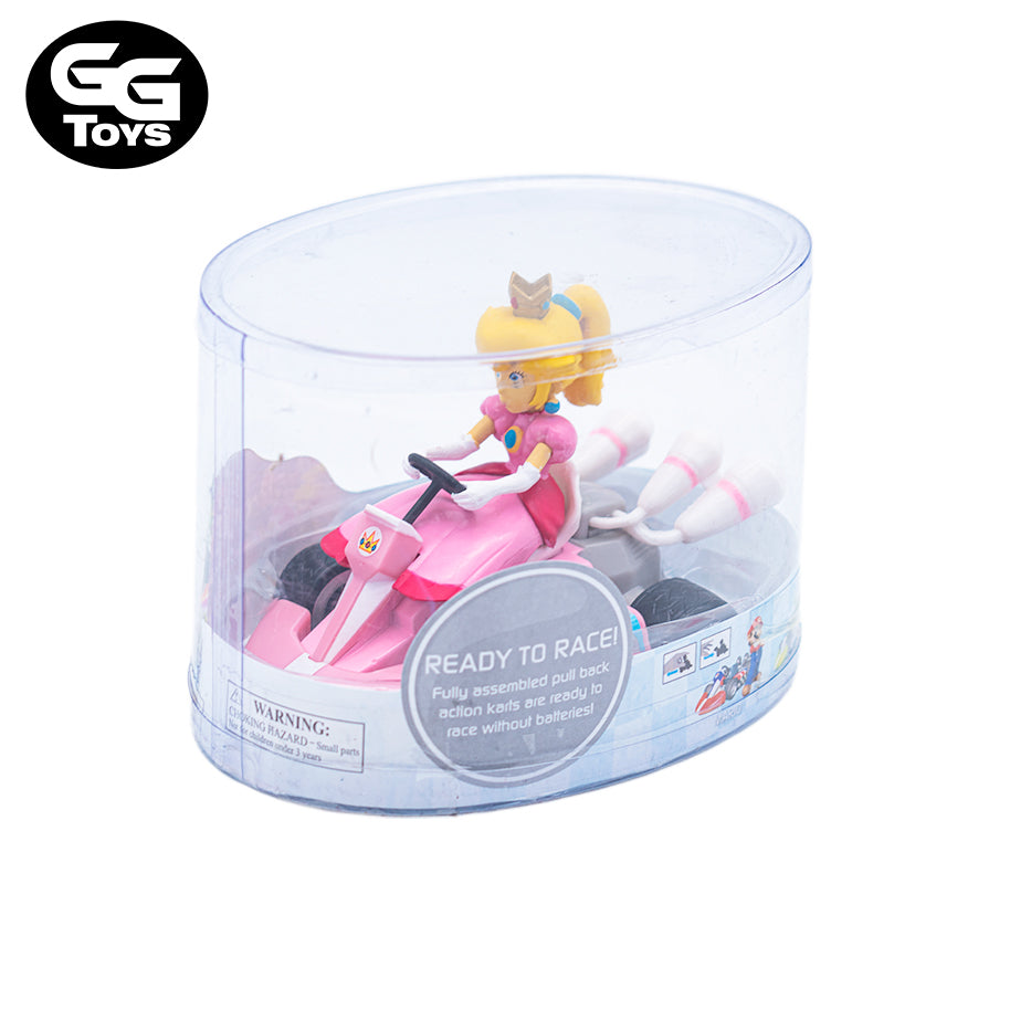 Princesa Peach - Mario Kart - Figura de Acción 13 cm - En Caja - PVC / Plástico