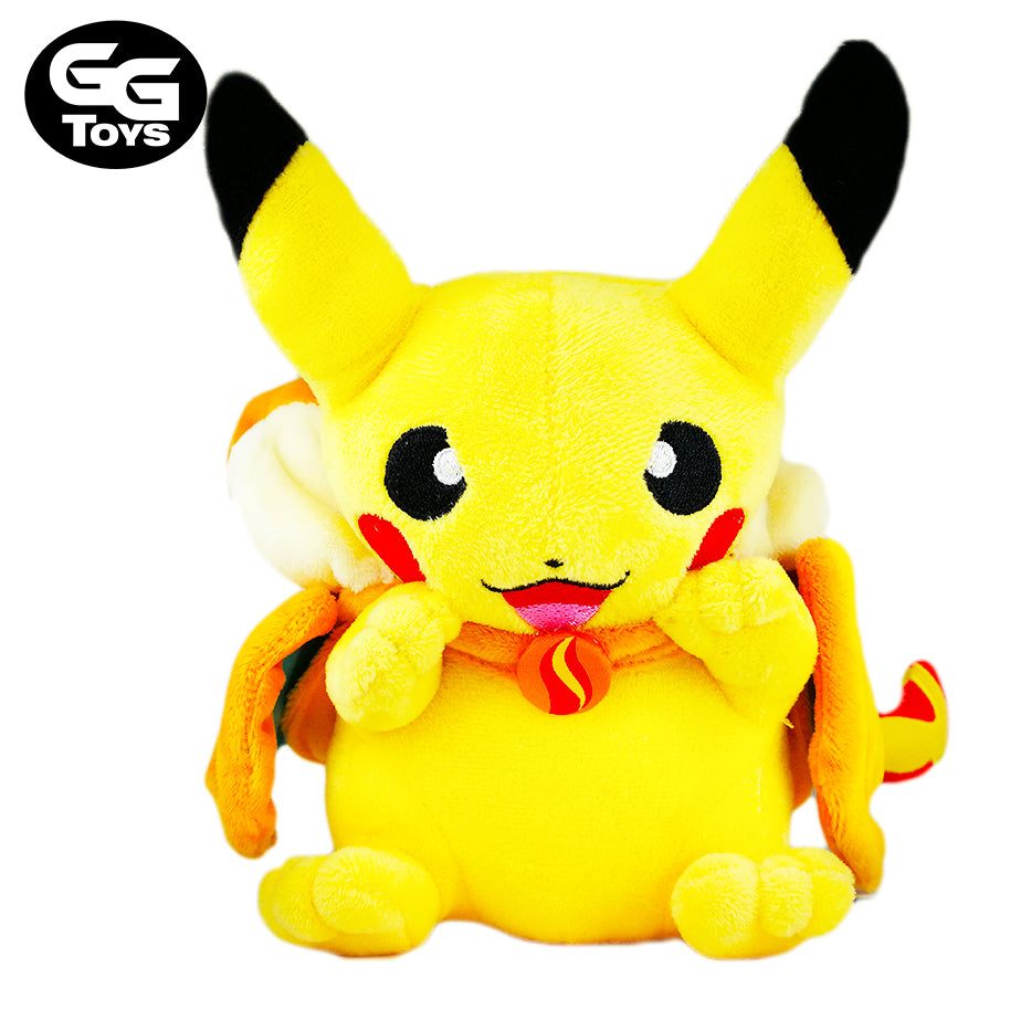 Pikachu Y - Pokemon - Peluche 23 cm - Algodón/ Felpa