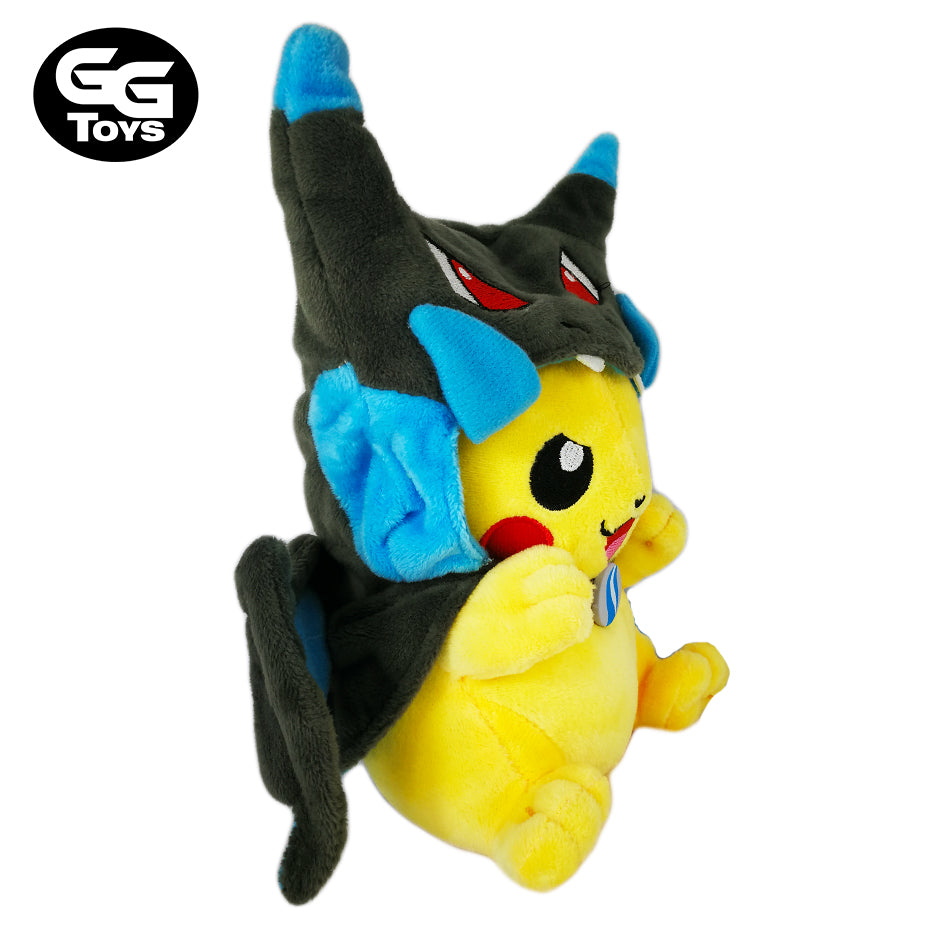 Pikachu X - Pokemon - Peluche 23 cm - Algodón/ Felpa