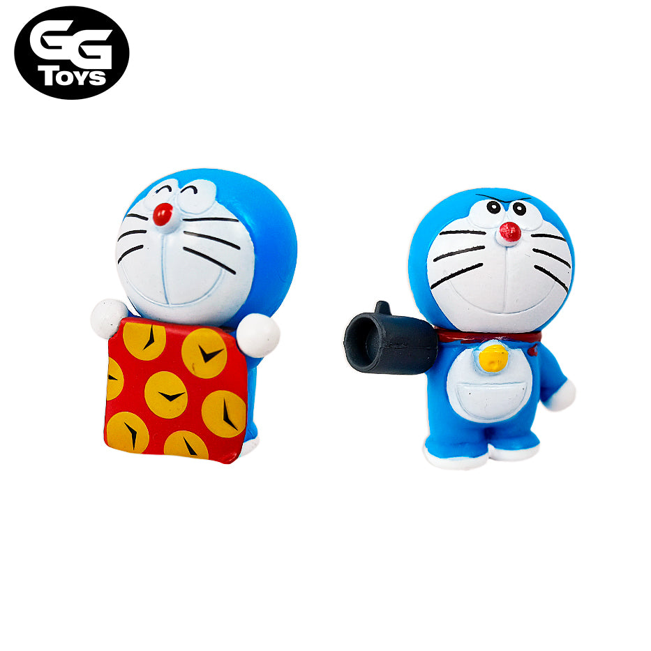 Set de Doraemon - Gato Cosmico - 4 cm - PVC / Plástico