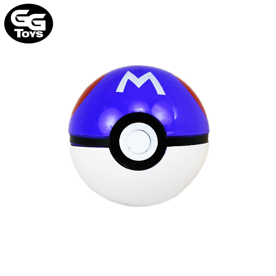 Pokebola + 5 Figuras de Pokemon al Azar - PVC / Plástico