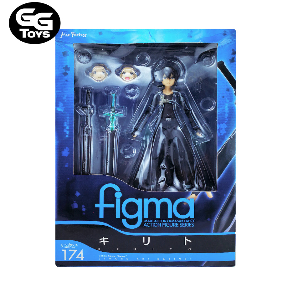 Kirito Articulable - Sword Art Online - Figura de Acción 15 cm - En Caja - PVC / Plástico - GG Toys