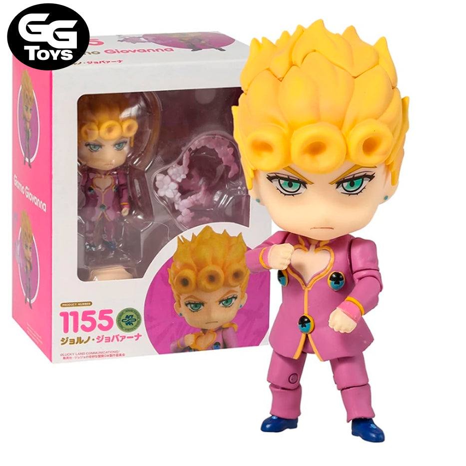 Giorno Giovanna Nendoroid - JoJo's Bizarre - Figura de Acción 10 cm - En Caja - PVC / Plástico