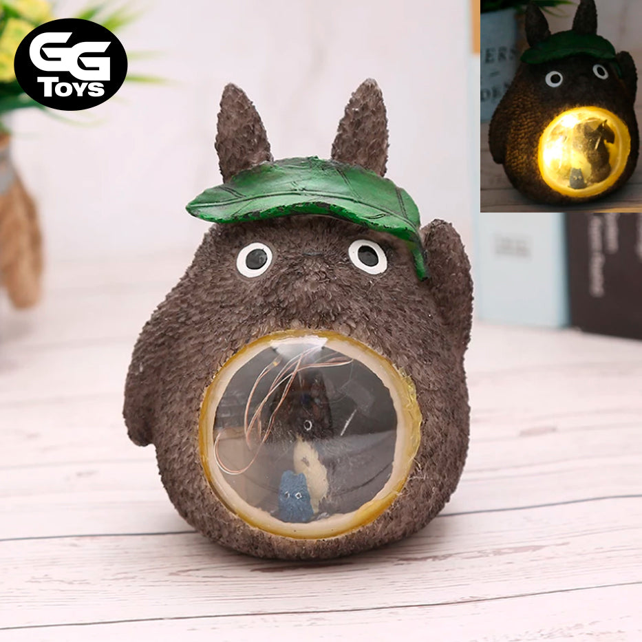 Totoro Pancita - Mi Vecino Totoro - Studio Ghibli - Lámpara 15 cm - En Caja - Cerámica