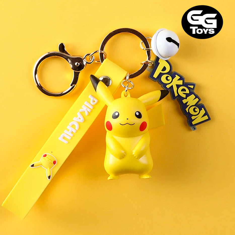 Llavero Pikachu - Pokemon de 7 cm - PVC/ Plástico
