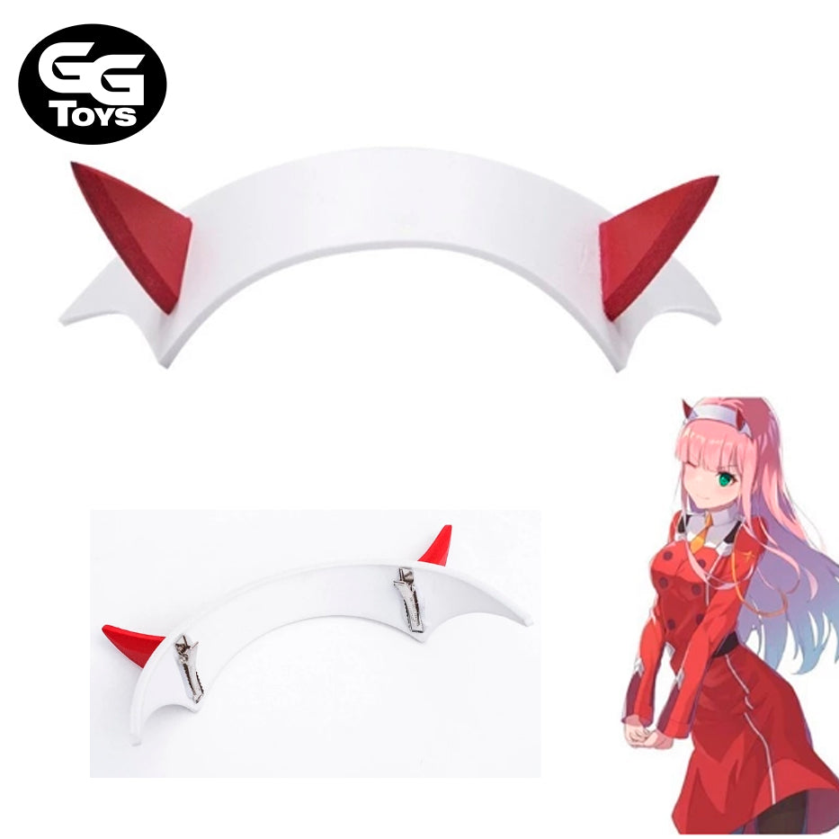Diadema Zero Two - Darling In The Franxx - Cosplay - PVC/ Plástico