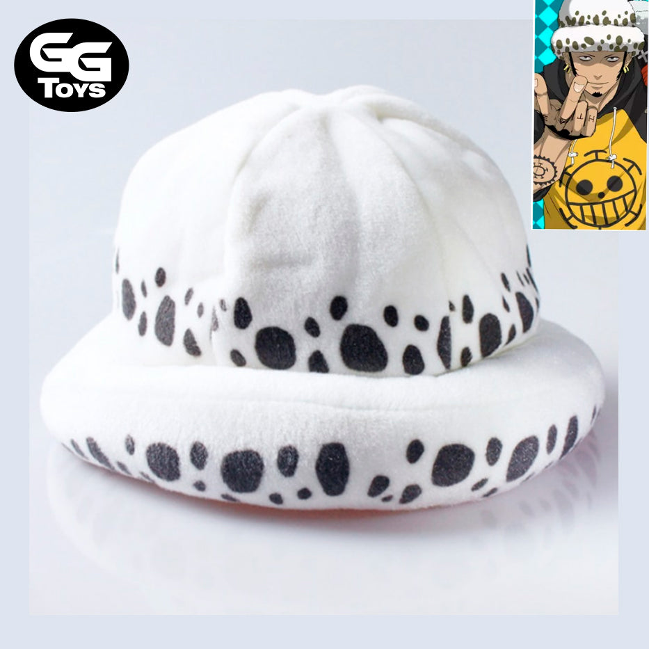 Gorro de Law - One Piece - Cosplay - Peluche 17 cm - Algodón/ Felpa