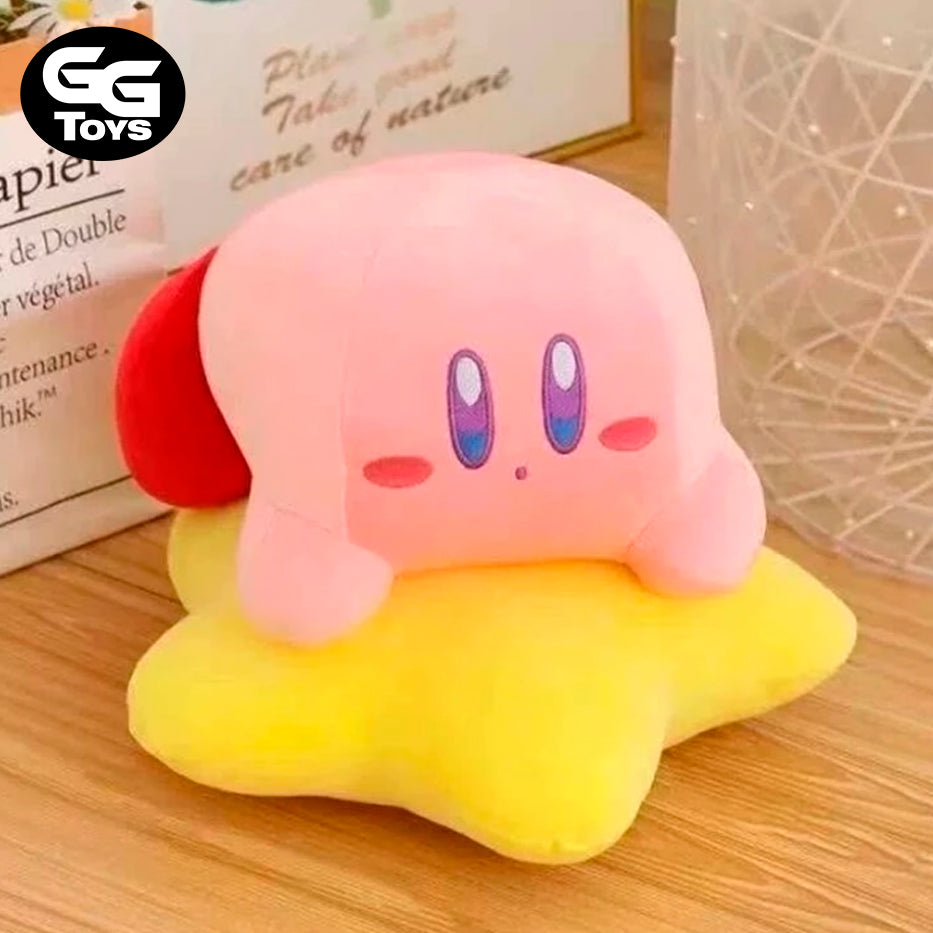 Kirby en Estrella - Nintendo - Peluche 25 cm - Algodón/ Felpa