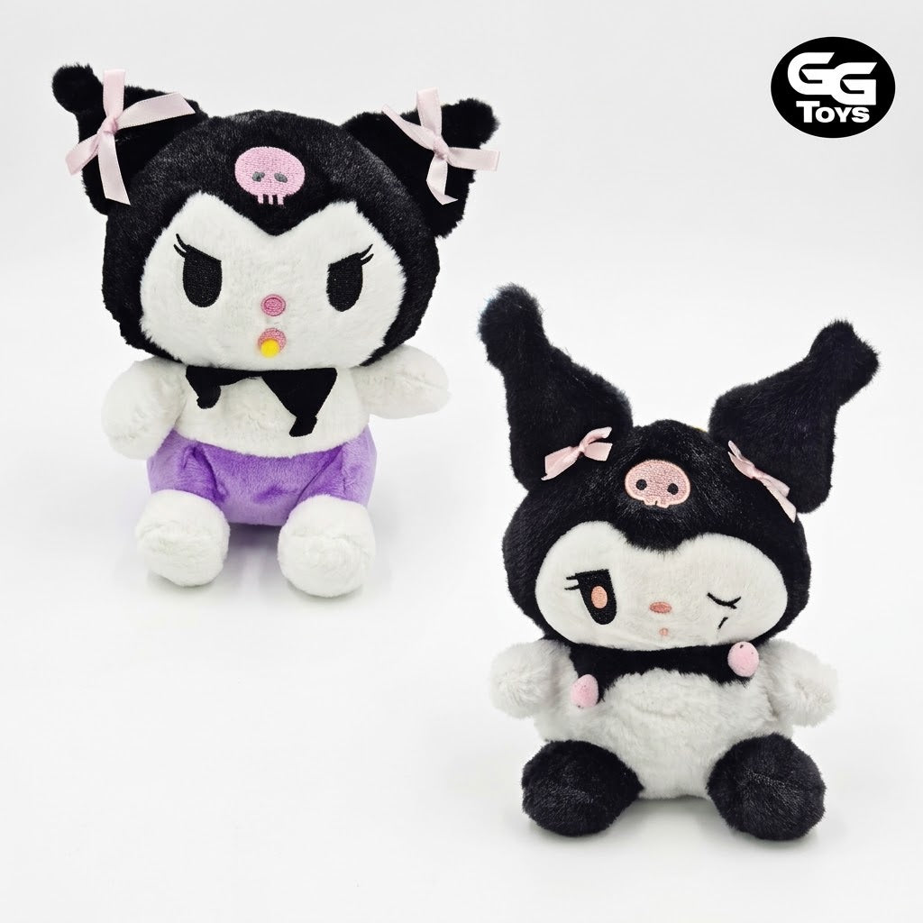 Kuromi - Sanrio- Peluche 23 cm - Algodón Felpa
