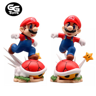 PRÓXIMAMENTE Mario sobre Koopa - Super Mario Bros - Figura de Acción 11 cm - PVC / Plástico