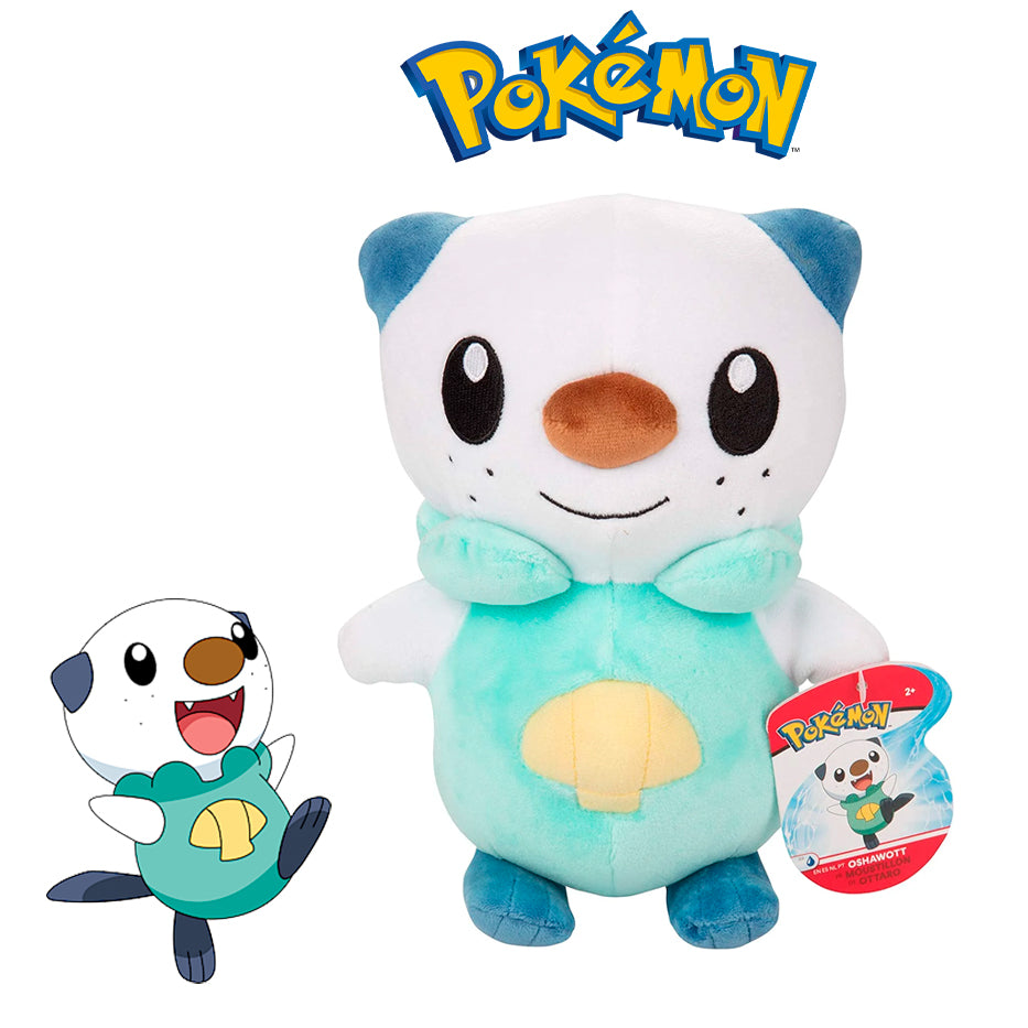 PRÓXIMAMENTE Oshawott - Pokemon - Peluche 35 cm - Algodón/ Felpa
