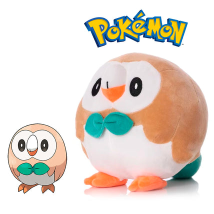 PRÓXIMAMENTE Rowlet - Pokemon - Peluche 20 cm - Algodón/ Felpa