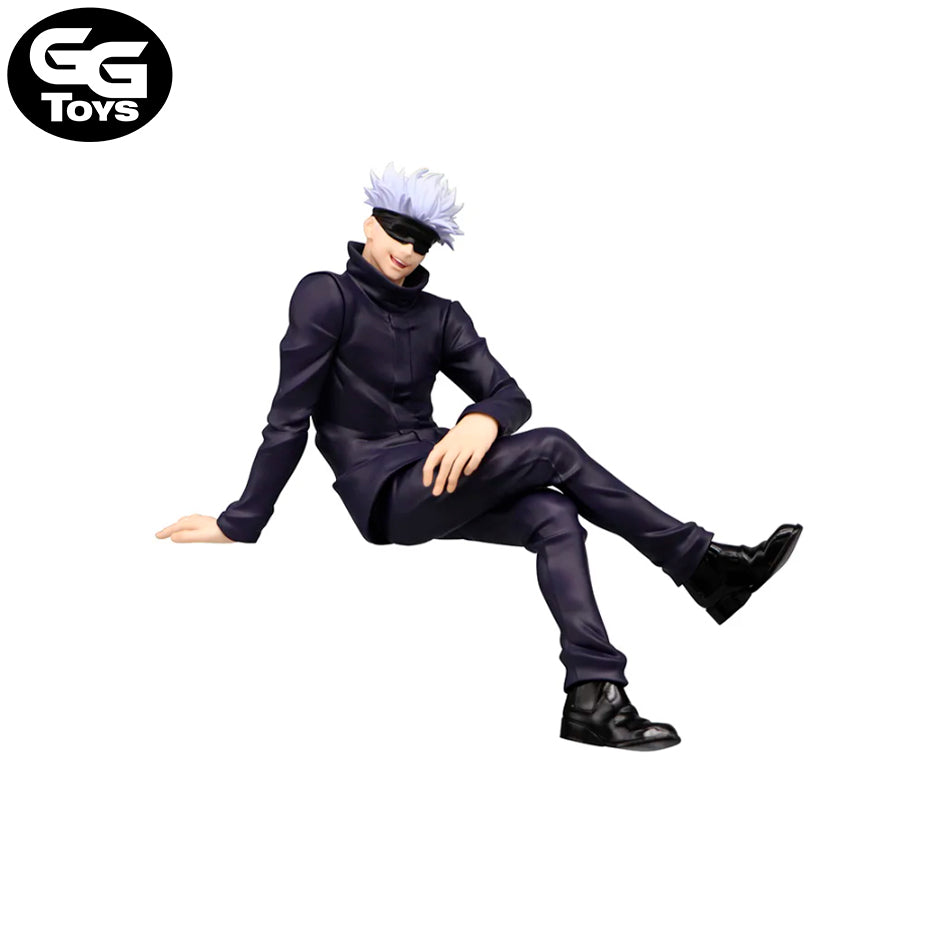 Gojo Grande Sentado - Jujutsu Kaisen - Figura de Acción 10 cm - En Caja - PVC / Plástico