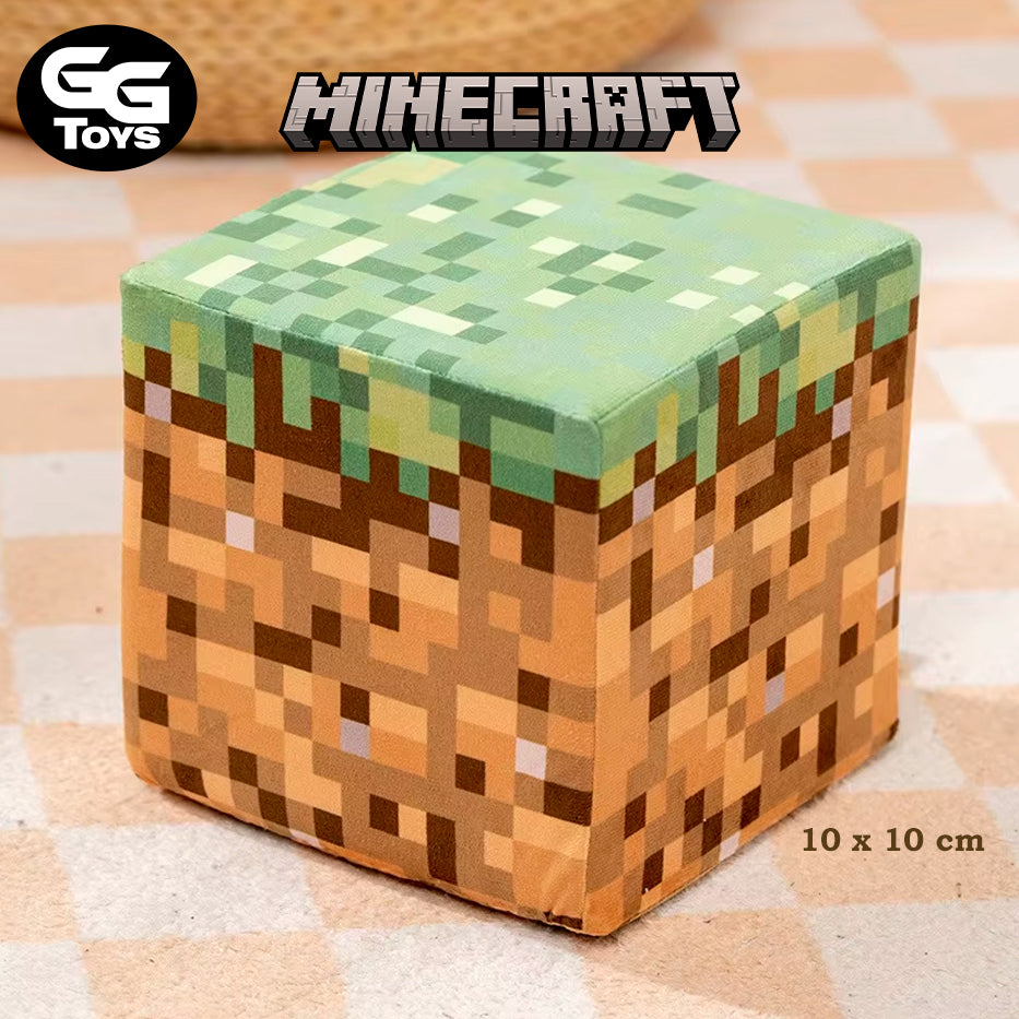 PRÓXIMAMENTE Bomba TNT y Cesped - Minecraft - Peluche 10 cm - Tela Algodón