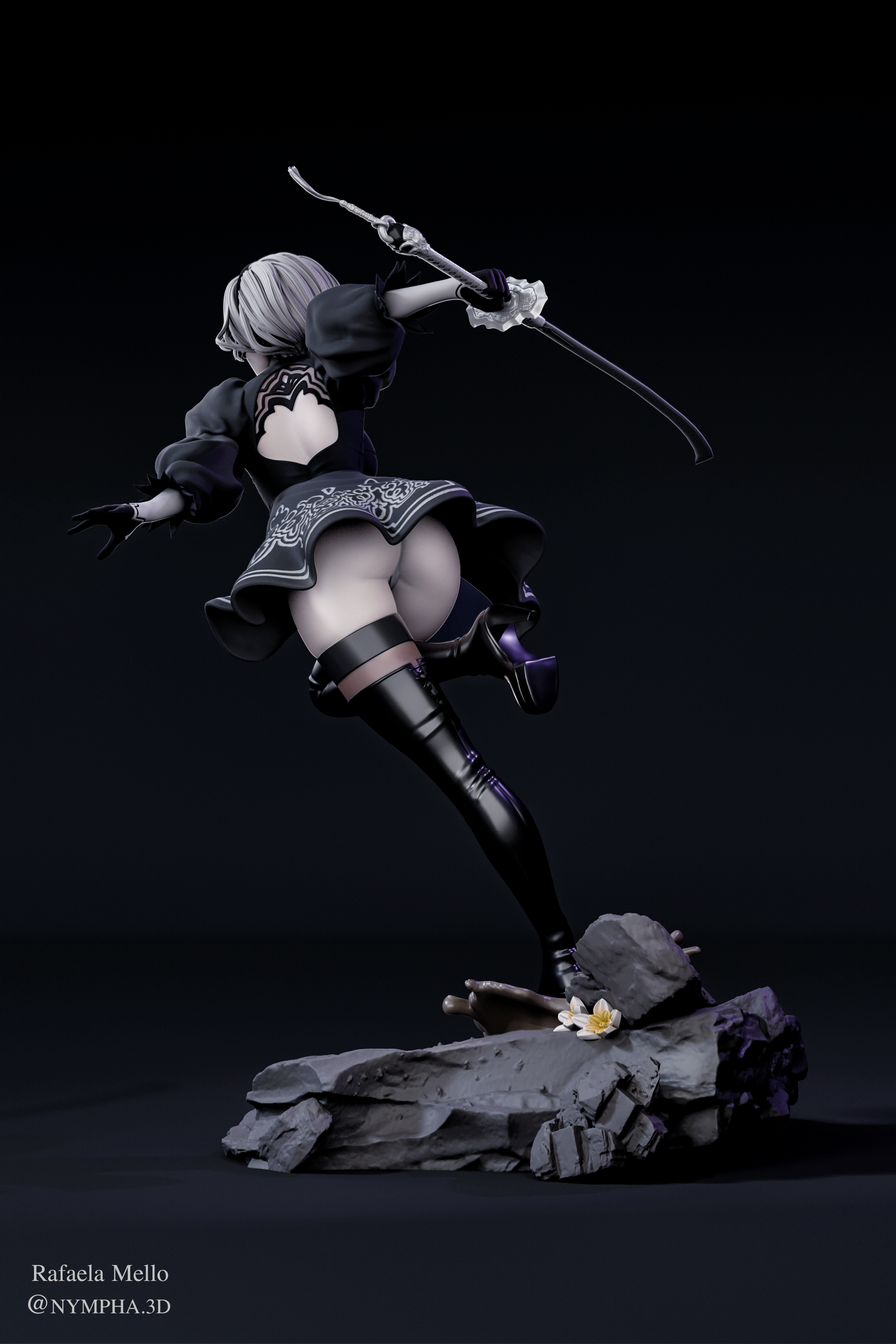 BAJO PEDIDO- 2b Torso Intercambiable Sexy- Nier Automata