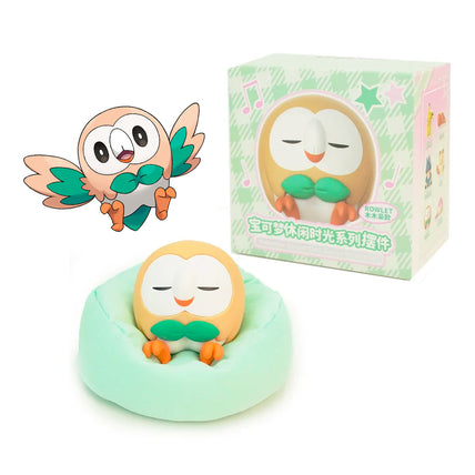 PRÓXIMAMENTE Rowlet Durmiendo - Pokemon - Figura de Acción 6 cm - En Caja - PVC / Plástico
