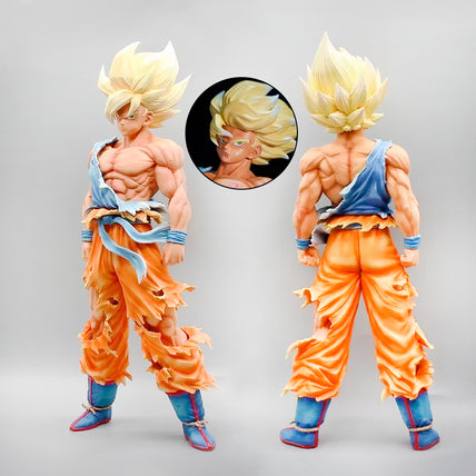 PRÓXIMAMENTE Goku SSJ 2 Cabezas - Dragon Ball - Figura de Acción 44 cm - En Caja - PVC / Plástico
