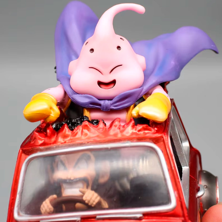 PRÓXIMAMENTE Mr Satan y Majin Buu Carrito - Dragon Ball Z - Figura de Acción 14 cm - En Caja - PVC / Plástico