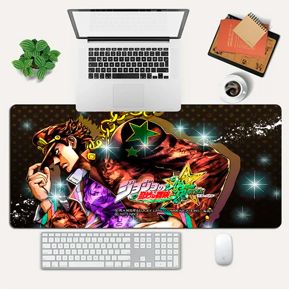 PRÓXIMAMENTE Jotaro Kujo - Jojo's Bizarre Adventure- Mouse Pad 40x90 cm - Alfombrilla + Goma