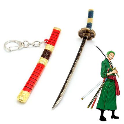 PRÓXIMAMENTE Espadas de Zoro - One Piece - Llavero 15 cm - Aleación de Zinc