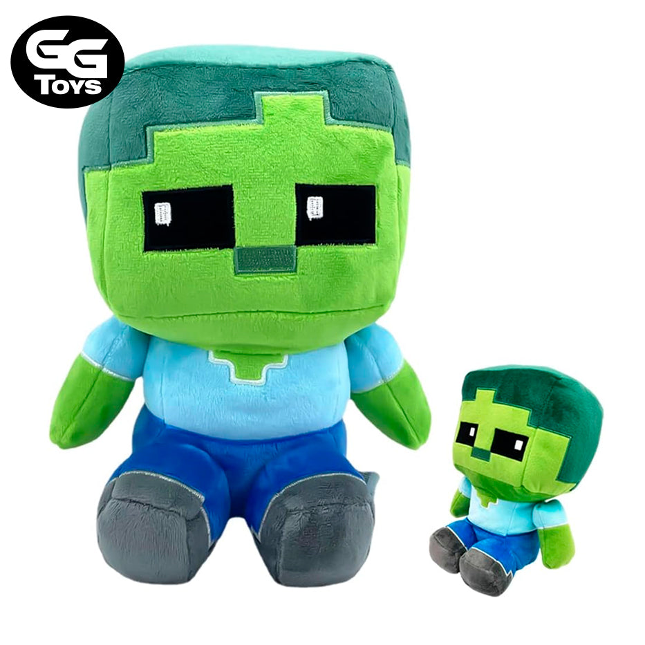 PRÓXIMAMENTE Zombie Cute - Minecraft - Peluche 26 cm - Algodón Felpa