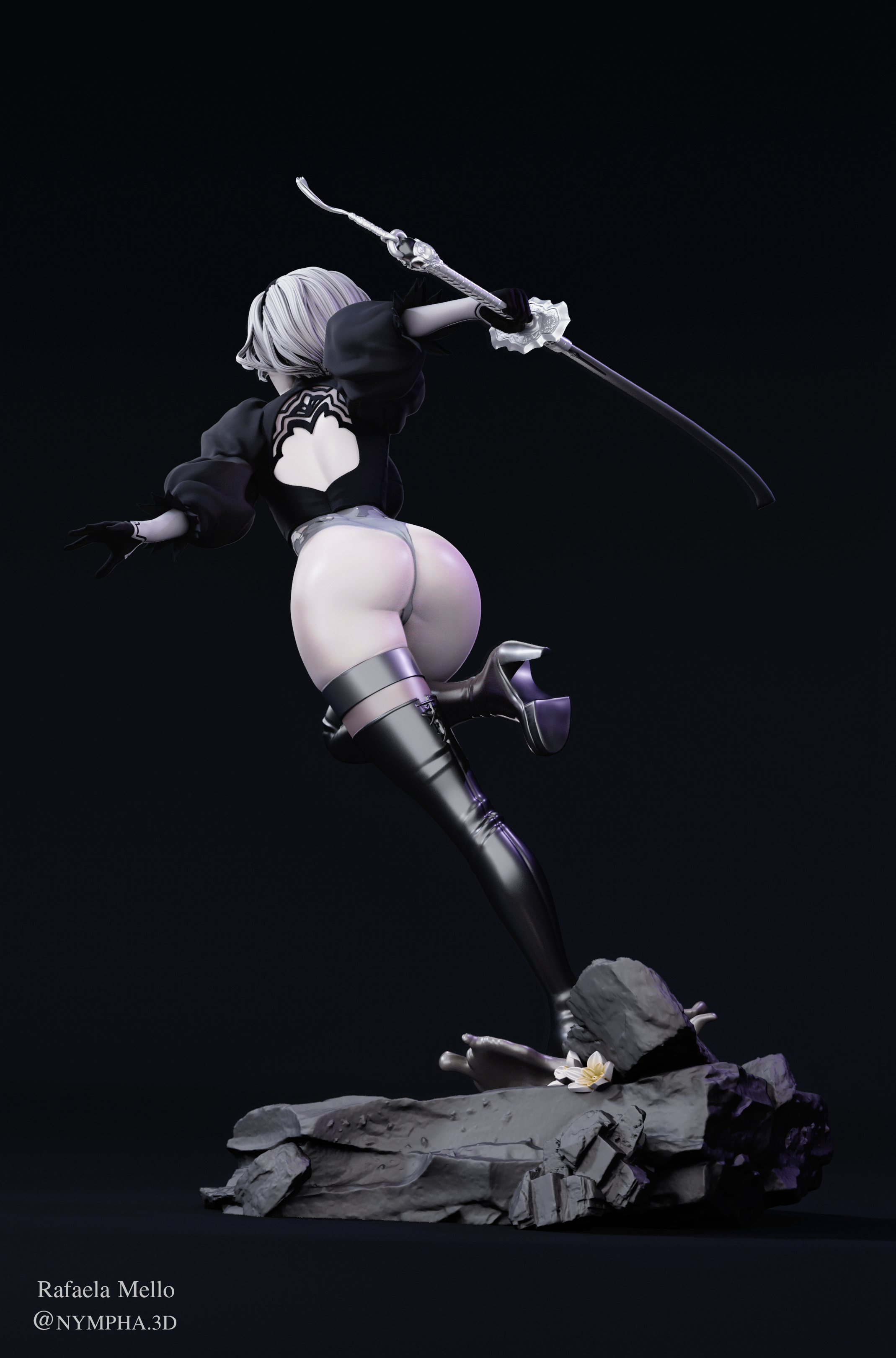 BAJO PEDIDO- 2b Torso Intercambiable Sexy- Nier Automata