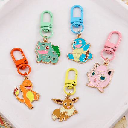 PRÓXIMAMENTE Charmander, Bulbasaur, Squirtle, Eeeve, Jigglypuff - Pokemon - Llavero 5 cm - Aleación de Zinc