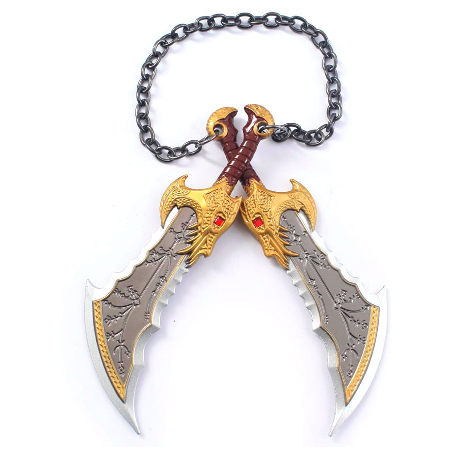 PRÓXIMAMENTE Espadas del Caos Kratos - God of War - Accesorio 15 cm - Aleación de Zinc