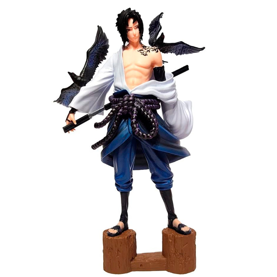 PRÓXIMAMENTE Sasuke Uchiha Cuervos - Naruto Shippuden - Figura de Acción 26 cm - En Caja - PVC / Plástico