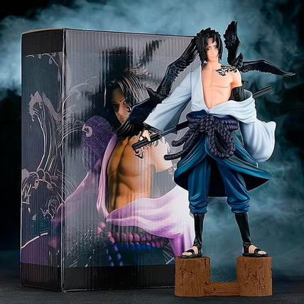 PRÓXIMAMENTE Sasuke Uchiha Cuervos - Naruto Shippuden - Figura de Acción 26 cm - En Caja - PVC / Plástico