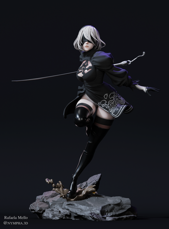BAJO PEDIDO- 2b Torso Intercambiable Sexy- Nier Automata
