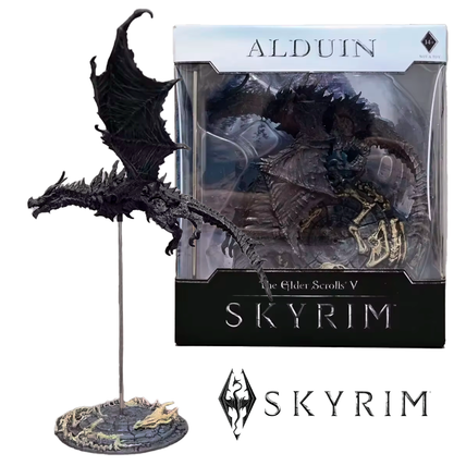 PRÓXIMAMENTE Alduin: El Comedor de Mundos - Skyrim - Figura de Acción 25 cm - En Caja - PVC / Plástico
