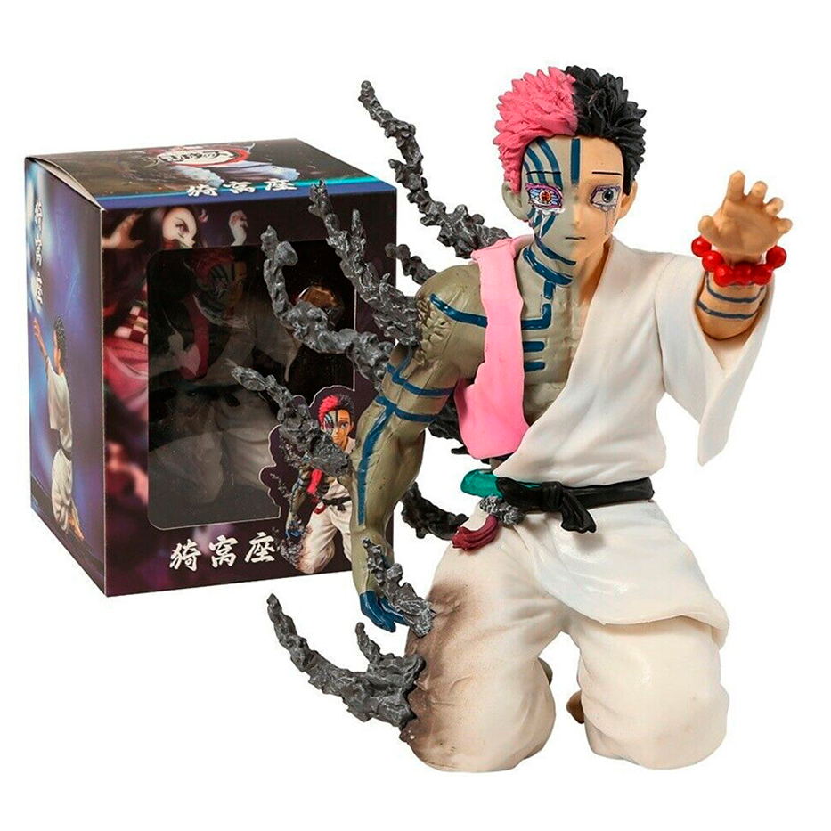 PRÓXIMAMENTE Akaza de rodillas - Demon Slayer - Figura de Acción 17 cm - En Caja - PVC / Plástico