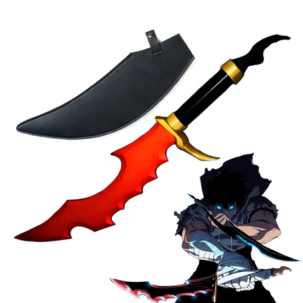 Knight Killer de Sung Jinwoo - Solo Leveling - Cosplay 61 cm - PVC / Foam