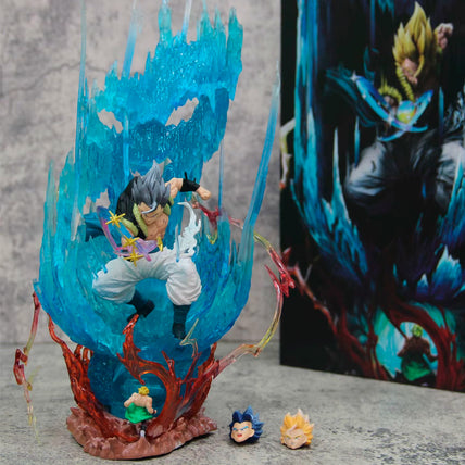 PRÓXIMAMENTE Gogeta SSJ Blue 3 Cabezas - Dragon Ball Super - Figura de Acción 30 cm - En Caja - PVC / Plástico