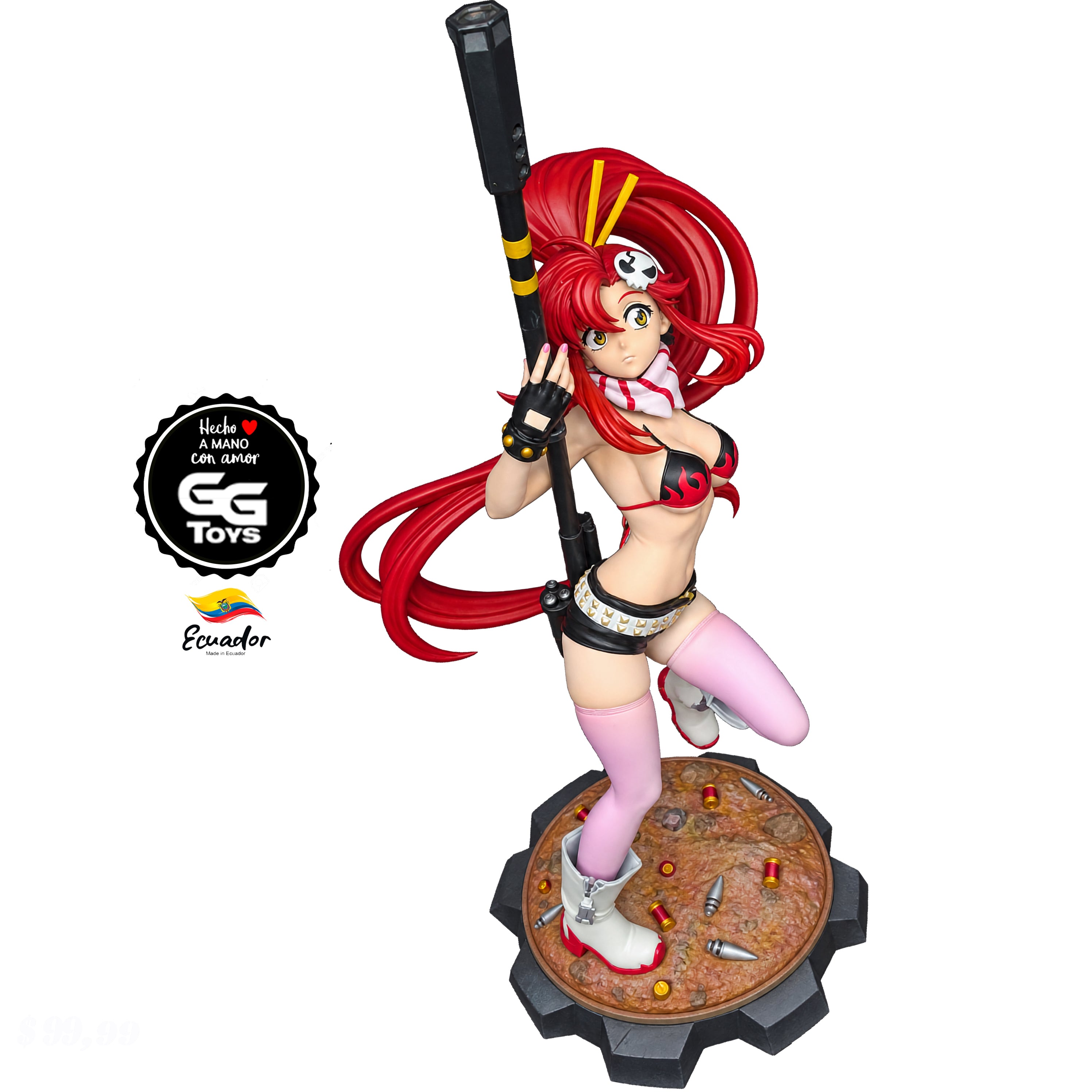 Yokko Litther- Tengen Toppa Gurren-Lagann- Figura de Acción 40 cm - En Caja - Resina