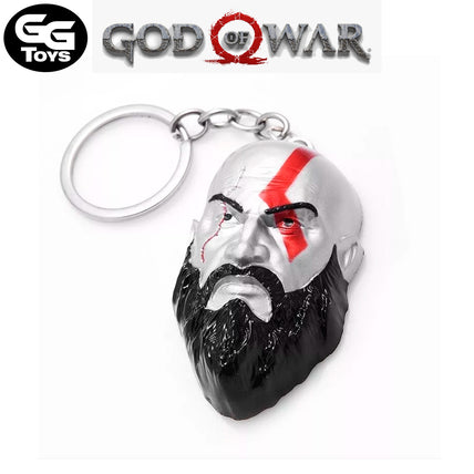 Llavero Cabeza de Kratos - God of War 6 cm - Aleación de Zinc