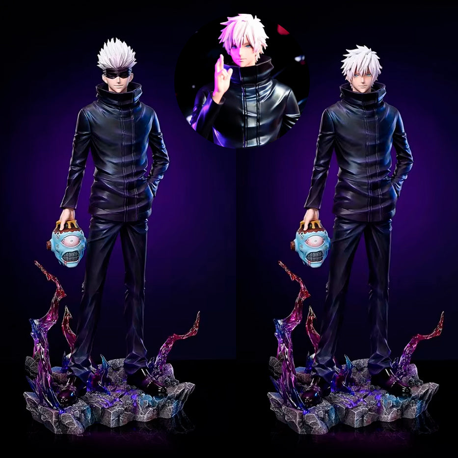PRÓXIMAMENTE Satoru Gojo 2 Cabezas - Jujutsu Kaisen - Figura de Acción 33 cm - En Caja - PVC / Plástico