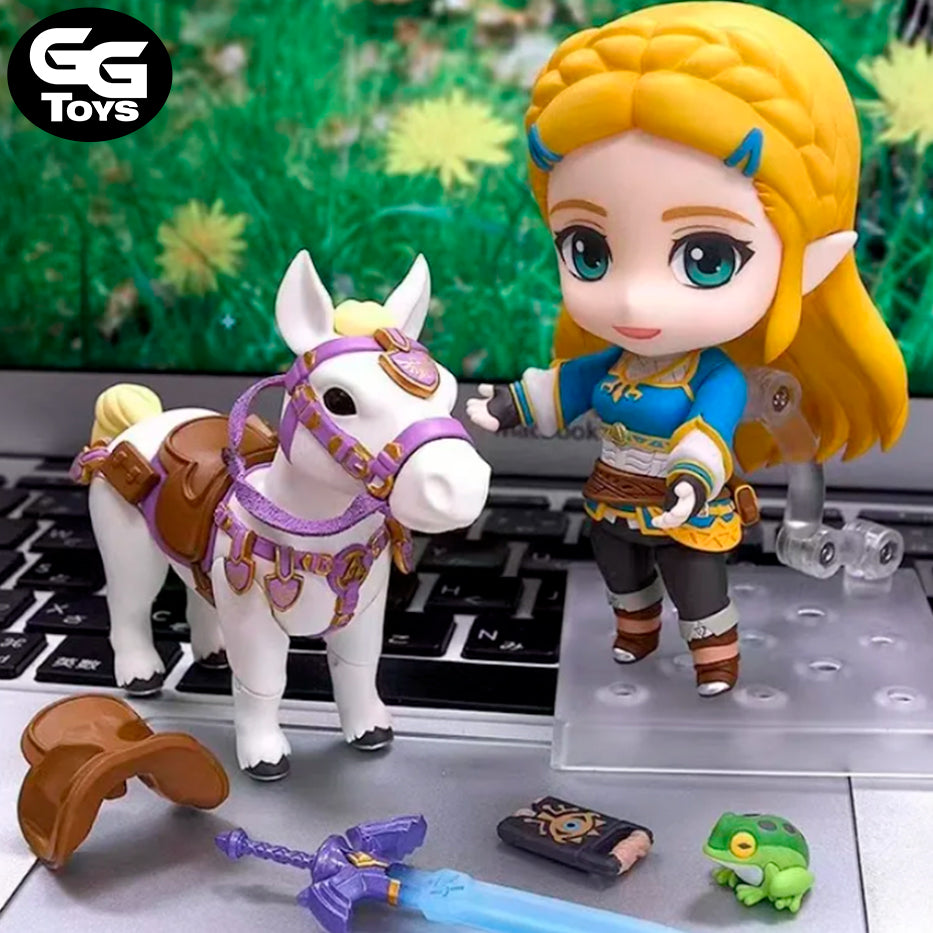 Princesa Zelda Nendoroid - The Legend of Zelda Breath of the Wild - Figura de Acción 10 cm - En Caja - PVC / Plástico